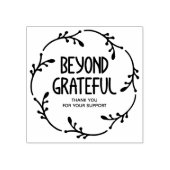 リースシンプルビヨンドグラントサンキューホテル ラバースタンプ (インプリント)