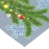 リースデコレーションクリスマスガーランド ショートテーブルランナー (コーナー)