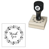 リースデザイン感謝していあなたゴム印 ラバースタンプ (押印)