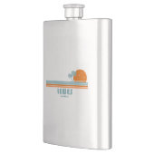 リースデラウェアサンパームツリーズ フラスク (左)