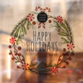 リースハッピーホリデーズビジネスロゴウィンドウの固定 ウィンドウサイン (シート2)