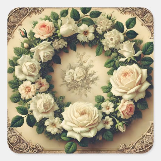 リースバラ スクエアシール (正面)