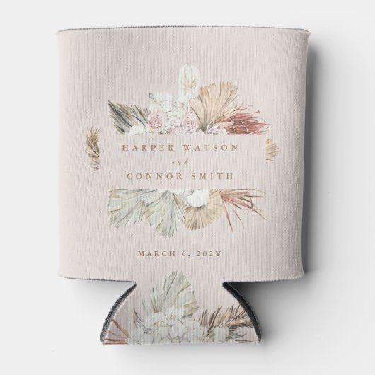 リースパンパスグラス結婚ズ 缶クーラー (正面)