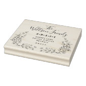 リースファミリー名差出人住所ゴム印 ラバースタンプ (スタンプ)