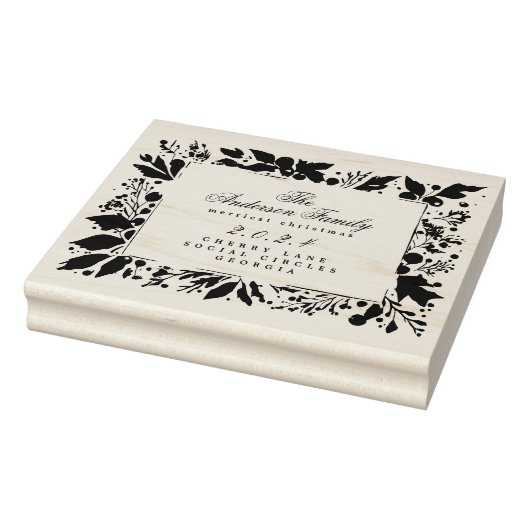 リースファミリ名差出人住所 ラバースタンプ (スタンプ)