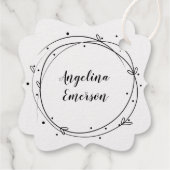 リースフェミニン手作り フェイバータグ (裏面)