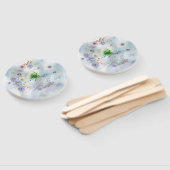 リースフローラとワクワクするファンのセット ハンドファン (組立なし)