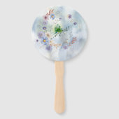 リースフローラとワクワクするファンのセット ハンドファン (正面)