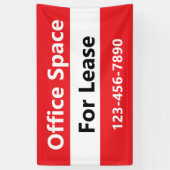 リースブライト赤黒白のオフィス宇宙 横断幕 (縦)