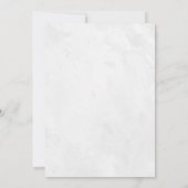 リースホリデークリスマスウィンターパーティの招待状 招待状 (裏面)