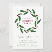 リースホリデーパーティー 招待状 (正面)