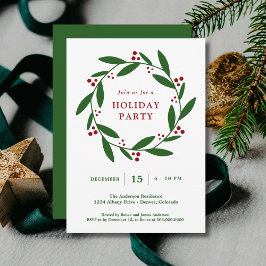リースホリデーパーティー 招待状