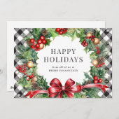 リースホリーベリーブラックプライドビジネス シーズンカード (正面/裏面)