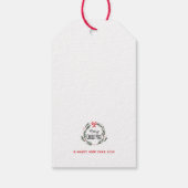 リースメリークリスマスハッピーニューイヤーギフトラベル ギフトタグ (裏面)