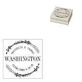 リースモダンウェディングスタンプ ラバースタンプ (押印)