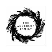 リースモダンミニマルエレガント ラバースタンプ (インプリント)