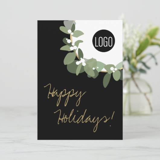 リースモダンロゴ非宗派ハッピーハッピーマーク シーズンカード (スタンド正面)