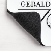 リースモノグラムデザイン付きゴルフテンプレート マウスパッド (コーナー)