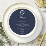リースモノグラ結婚ムのメニューカードNavy Blue メニュー<br><div class="desc">シックシンプルな書結婚道のメニューカード。私は無料のカスタマイズサービスを提供もしし、何か質問や特別な要求が感じあ連絡る、私に無料で。</div>