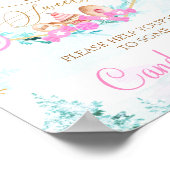 リースランド・オブ・スイーツくるみ割り誕生日標識 ポスター (角)