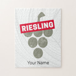 リースリングつる植物ヴィンテージワインドリンカーブドウデザイン ジグソーパズル