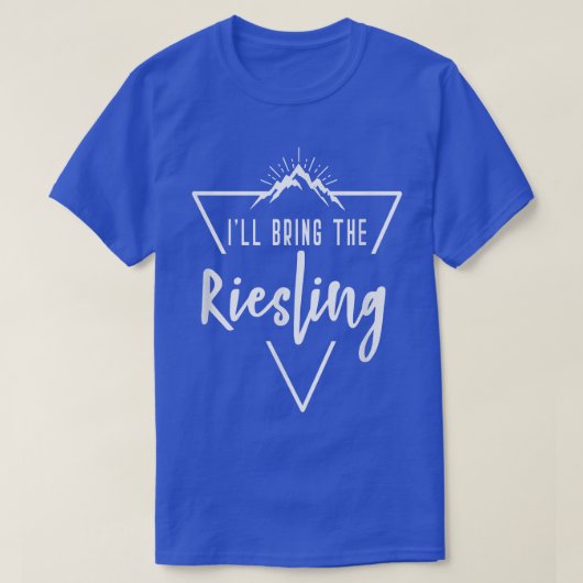 リースリングを持ってくるよ - キャビンキャンプ 花嫁の友人 Tシャツ (デザイン正面)
