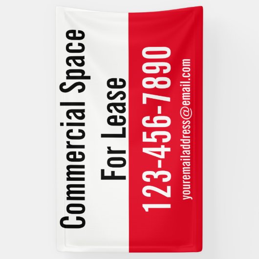 リースレッド白黒電話用コマーシャル宇宙 横断幕 (縦)
