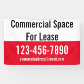 リースレッド白黒電話用コマーシャル宇宙 横断幕 (横)