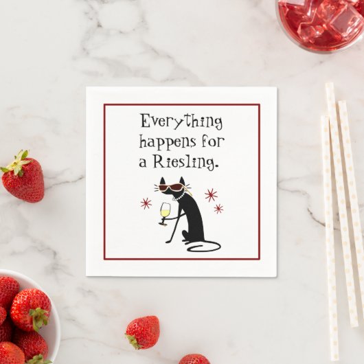 リースワインパンで起こるもの スタンダードカクテルナプキン (インサイチュ)