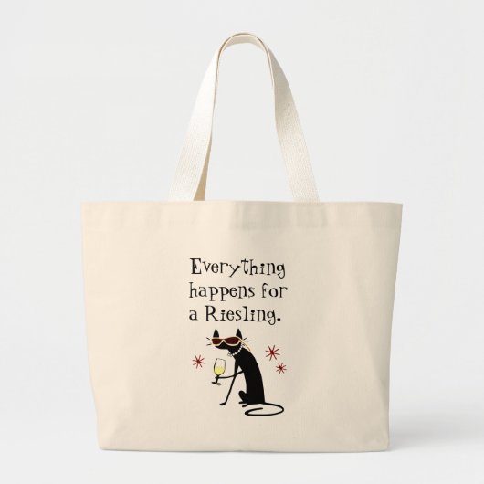 リースワインパンで起こるもの ラージトートバッグ (正面)