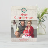 リース伝統的クリスマスカード シーズンカード (スタンド正面)