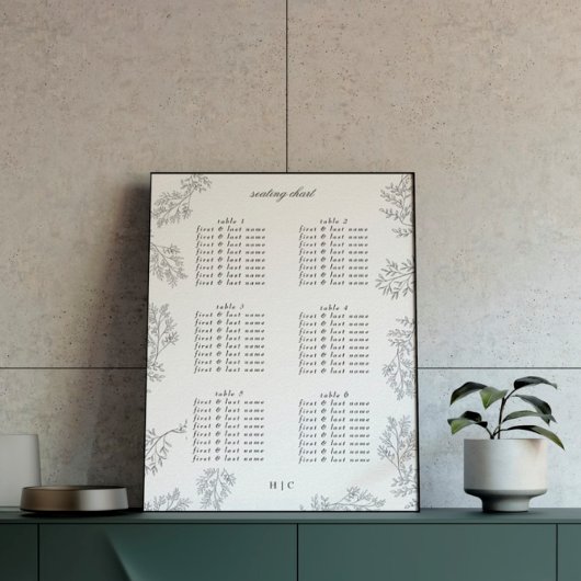 リース伝統的リースミニマル結婚の ポスター