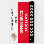 リース用にOffice宇宙をパーソナライズ 横断幕 (縦)