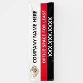 リース用にOffice宇宙をパーソナライズ 横断幕 (縦)