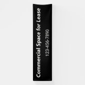 リース白黒フォン用コマーシャル宇宙 横断幕 (縦)