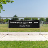 リース白黒フォン用コマーシャル宇宙 横断幕 (インサイチュ)