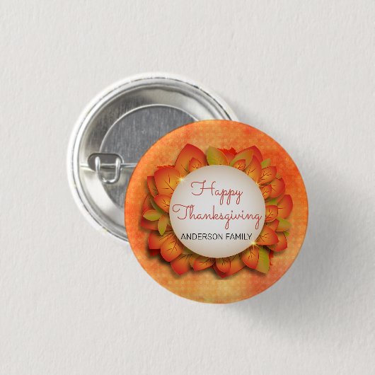 リース紅葉 缶バッジ (正面&裏面)