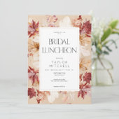 リース素朴の紅葉タンブライダルルンチョン 招待状 (スタンド正面)