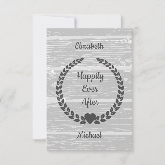 リース素朴ウッドグレーハッピーEver Afterイベント セーブザデート (正面)