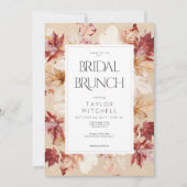リース素朴ズタンブライダルブランチ 招待状 (正面)
