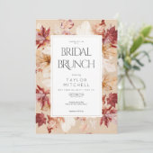 リース素朴ズタンブライダルブランチ 招待状 (スタンド正面)