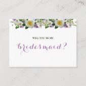 リース素朴フローラは私の花嫁になる エンクロージャーカード (正面)