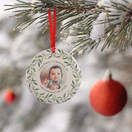 リース素朴第1回クリスマスおばあちゃん2写真 セラミックオーナメント