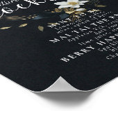 リース結婚のシグネチャーカクテルドリンク ポスター (角)