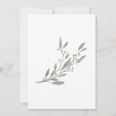 リース結婚式招待状 招待状 (裏面)