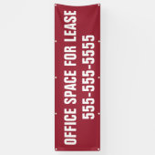 リース署名バナーのOffice宇宙 横断幕 (縦)