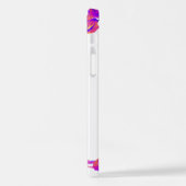 リース花緑フローラ宗教的なギフトアート iPhoneケース (左側面)