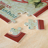 リース追加A写真クリスマスフレーム ジグソーパズル (側面)