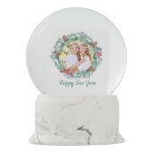 リース2写真メリークリスマスハッピーニューイヤー スノーグローブ (裏面)