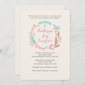 リース・オブ・ジョイ招待状 招待状 (正面/裏面)